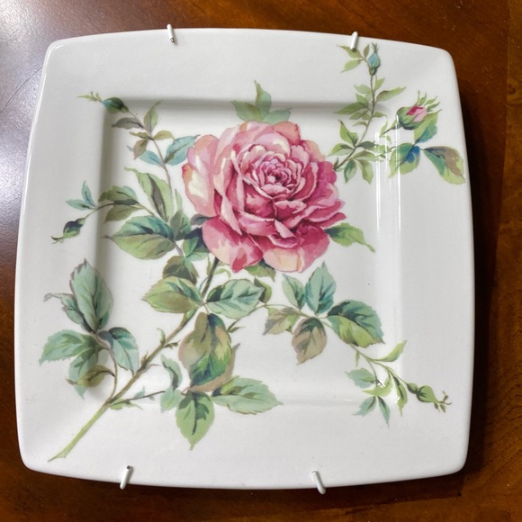 Plate collectible Rose Florens by Italian Ceramics Company - Picture 4 of 7